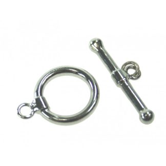 925 Zilver Slot - Kapitelstokjes glad 15,5 / 23 mm - Gerodineerd