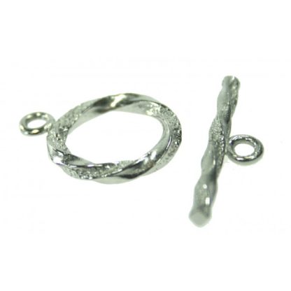 925 Zilver Slot - Kapitelstokjes bewerkt 16 / 26 mm - Gerodineerd