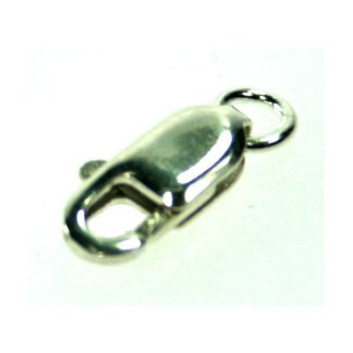 925 Zilver Slot - Karabijnhaken plat 10 x 4,8 mm