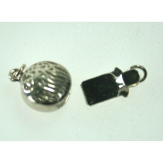 925 Zilver Slot - Siersluiting Rond plat 9 mm