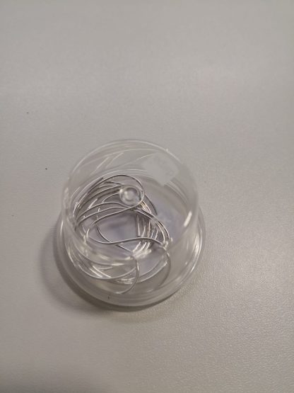 Spiraal draad zilver (French Wire silver plated) L = 0.70 m