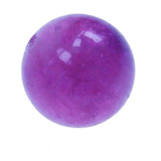 Agaat - Rond - 12 mm - Paars - Lila - per streng