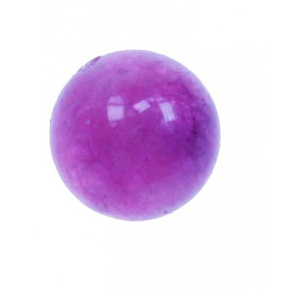 Agaat - Rond - 12 mm - Paars - Lila - per streng