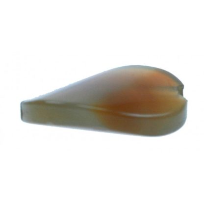 Agaat - Ovaalvormig - 13 x 18 mm - Bruin - Geel - per streng