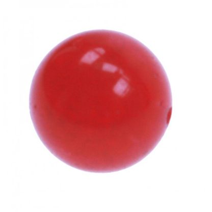 Agaat - Rond - 14 mm - Rood - per streng