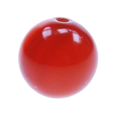 Agaat - Rond - 14 mm - Rood - per streng