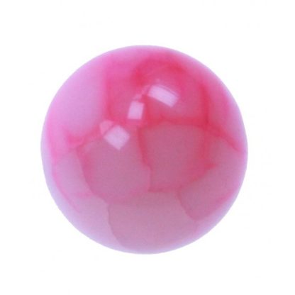 Agaat - Rond - 14 mm - Roze - per streng