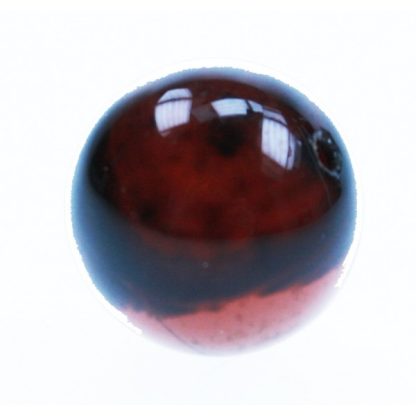 Agaat - Rond - 20 mm - Bruin - per streng