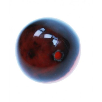 Agaat - Rond - 20 mm - Bruin - per streng
