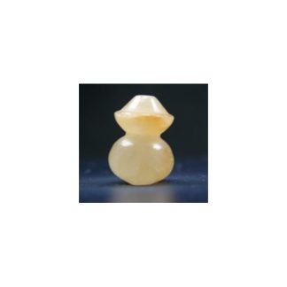 Bergkristal - 3D geslepen - Glad - 10 x 16 mm - Geel - per streng