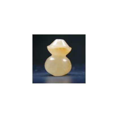 Bergkristal - 3D geslepen - Glad - 10 x 16 mm - Geel - per streng