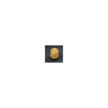 Bergkristal - 3D geslepen - Glad - 10 x 16 mm - Geel - per streng