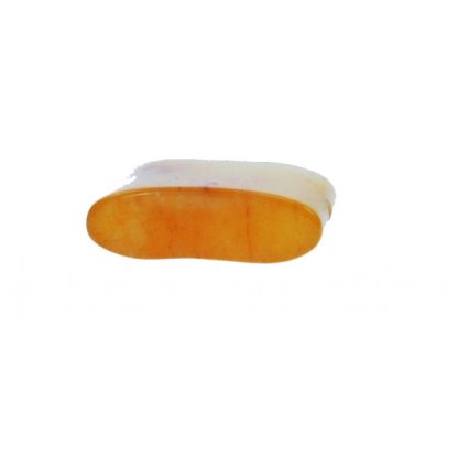Bergkristal - Plat - Glad - 15 x 18 mm - Geel - per streng