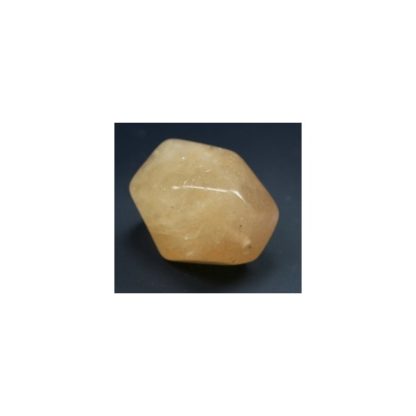 Bergkristal - Grof geslepen - Glad - 15 x 20 mm - Geel - per streng