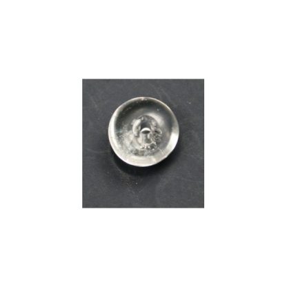 Bergkristal - Plat - Glad - 10 x 12 mm - Transparant - per streng