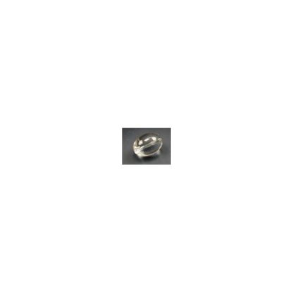 Bergkristal - Ovaal - Glad - 14 x 18 mm - Transparant - per streng