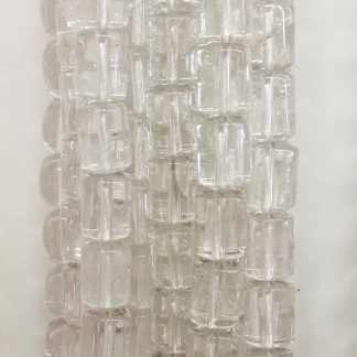 Bergkristal - Cilindervorm - Glad - 10 x 12 mm - Transparant - per streng
