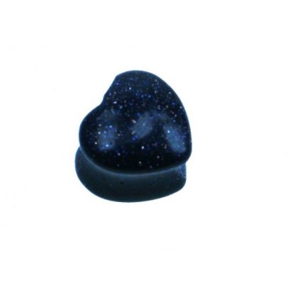Indiase Aventurein 10 x 9 mm - 3D Hart - Donkerpaars - per streng