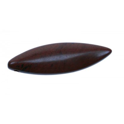 Jaspis - 10 x 35 mm - Bruin - per streng