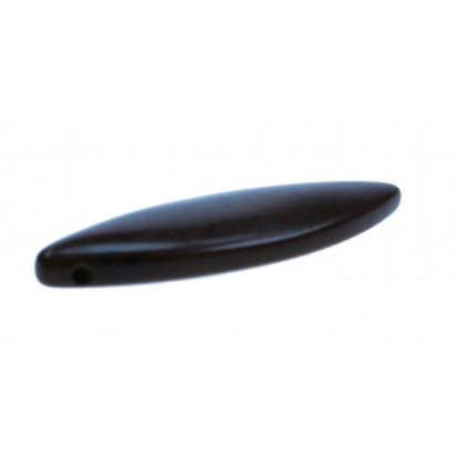 Jaspis - 10 x 35 mm - Bruin - per streng