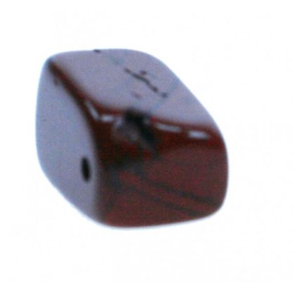 Jaspis - 12 x 15 mm - Bruin - per streng