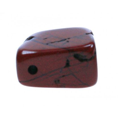 Jaspis - 12 x 15 mm - Bruin - per streng