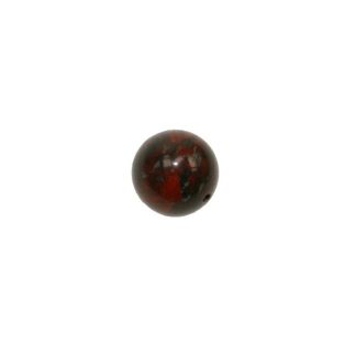 Jaspis - Rond - 14 mm - Bruin - per streng