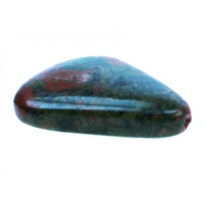 Jaspis - 15 x 20 mm - Groen - per streng