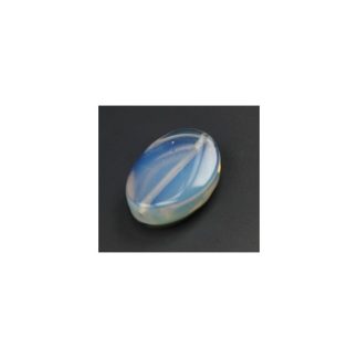 Maansteen - Plat - Glad - 12 x 18 mm - Troebel - per streng