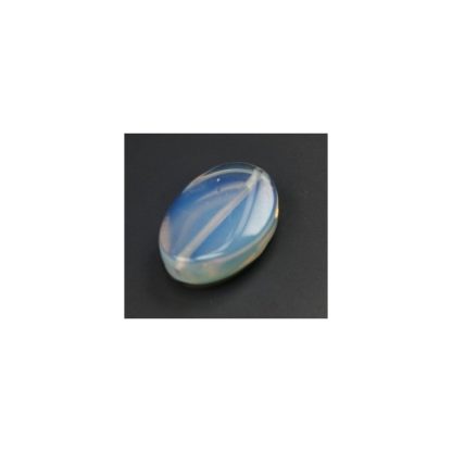 Maansteen - Plat - Glad - 12 x 18 mm - Troebel - per streng