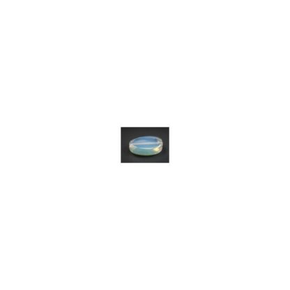 Maansteen - Plat - Glad - 12 x 18 mm - Troebel - per streng