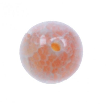 Maansteen - Rond - Glad - 14 mm - Romig Roze - per streng