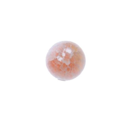Maansteen - Rond - Glad - 14 mm - Romig Roze - per streng