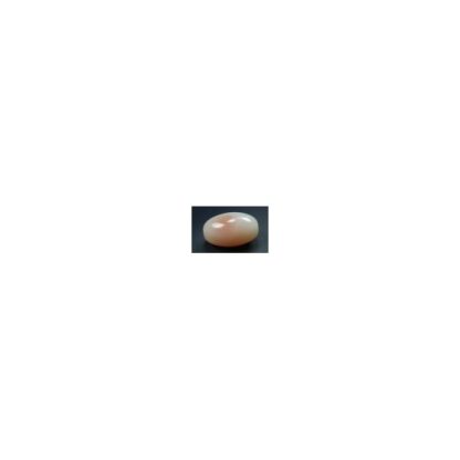 Maansteen - Ovaalvormig - Glad - 18 x 28 mm - Romig Roze - per streng