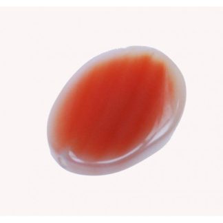 Maansteen - Plat - Glad - 30 x 40 mm - Romig Roze - per streng