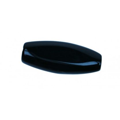 Onyx - Plat - Glad - 14 x 30 mm - Zwart - per streng