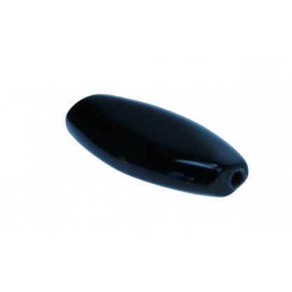 Onyx - Plat - Glad - 14 x 30 mm - Zwart - per streng