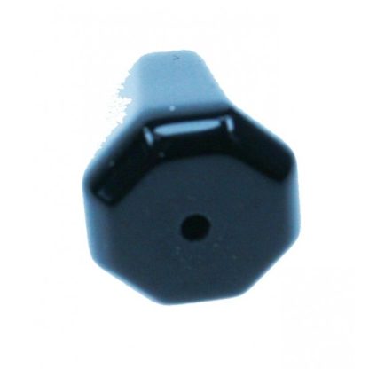 Onyx - Prismavormig - Glad - 7 x 10 mm - Zwart - per streng