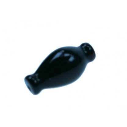 Onyx - Kegelvormig - Glad - 8 x 16 mm - Zwart - per streng