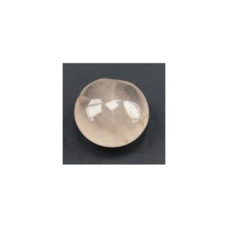 Rozenquartz - Rond - Plat - 12 mm - Roze - per streng