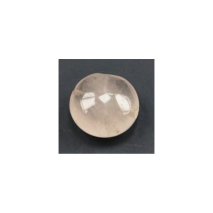 Rozenquartz - Rond - Plat - 12 mm - Roze - per streng
