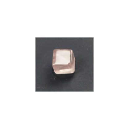Rozenquartz - Vierkant - Glad - 6 mm - Roze - per streng