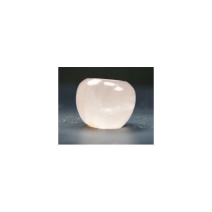 Rozenquartz - Appelvorm - Glad - 9 x 10 mm - Roze - per streng