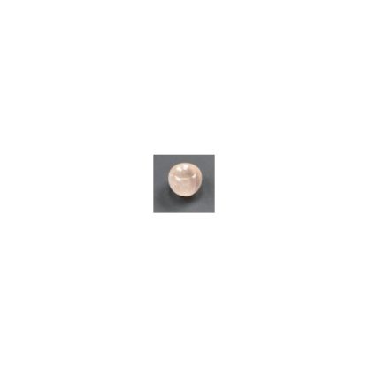 Rozenquartz - Appelvorm - Glad - 9 x 10 mm - Roze - per streng