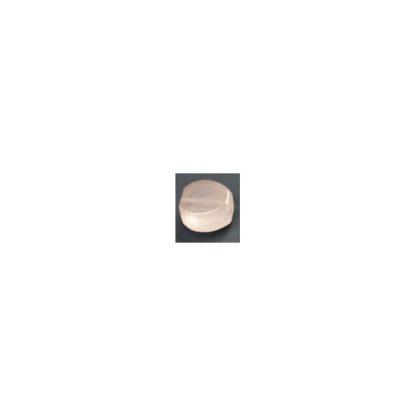 Rozenquartz - Hartvorm plat - Glad - 10 mm - Roze - per streng